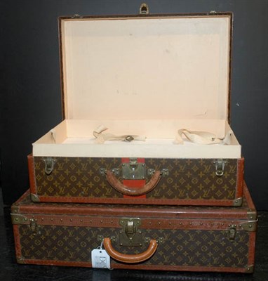 Lot 233 - Two Louis Vuitton Suitcases Height of larger 8...
