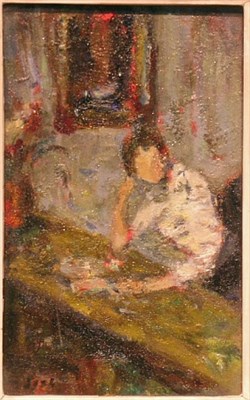 Lot 60 - Gabriel Spat American, 1890-1967 WOMAN IN AN...