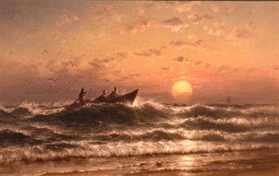 Lot 32 - Granville Perkins American, 1830-1895 A STORMY...