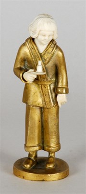 Lot 2216 - Art Deco Gilt-Bronze and Ivory Figure After a...