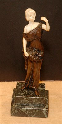 Lot 2198 - Patinated-Bronze Figure First quarter of the...