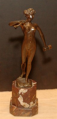 Lot 2211 - Patinated-Bronze Figure After a model by H....