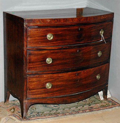 Lot 4461 - American Federal Style Mahogany Bow-Front...