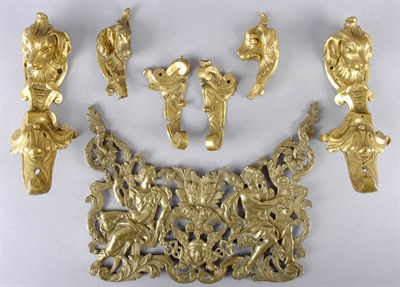 Lot 573 - Group of Gilt-Bronze Mounts