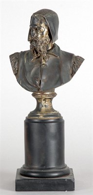 Lot 2554 - Silvered Bronze Historical Bust After a model...