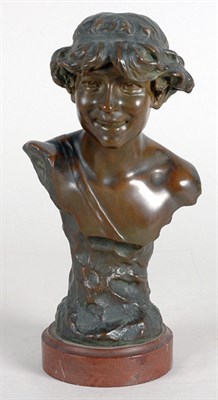 Lot 2533 - Patinated-Bronze Bust After a model by A....