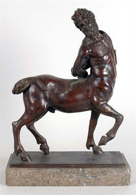 Lot 2093 - Patinated-Bronze Figure After a model by F. de...