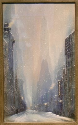 Lot 14 - Leon Louis Dolice American, 1892-1960 CITY...