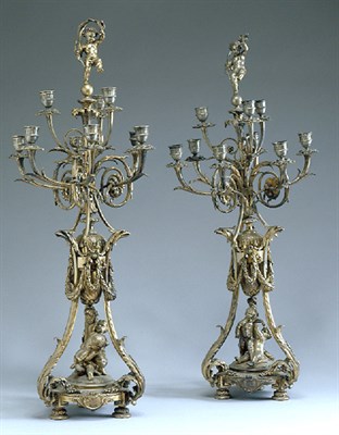 Lot 2407 - Pair of Transitional Louis XV/XVI Style...
