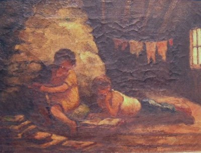 Lot 20 - Eugene Higgins American, 1874-1958 CHILDREN IN...