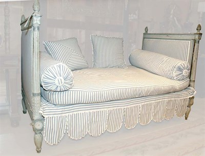 Lot 234 - Neoclassical Style Painted Bed Height 47...