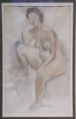 Lot 40 - Raphael Soyer American, 1899-1987 SEATED...