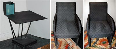 Lot 211 - Pair of Upholstered Chairs; Together with a...