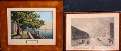 Lot 88 - A. Brandt PETERSBURG Hand-colored lithograph;...