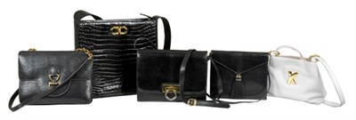 Lot 306 - A Group of Five Handbags The first a shoulder...
