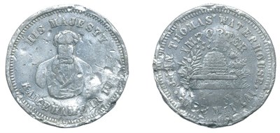 Lot 2671 - Undated (Circa 1860), John T. Waterhouse Pewter Token
