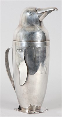 Lot 176 - Napier Silver Plated Penguin-Form Cocktail...
