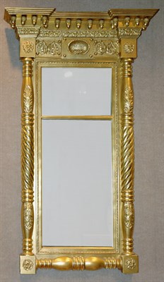 Lot 2232 - Classical Gilt-Wood Pier Mirror Second quarter...