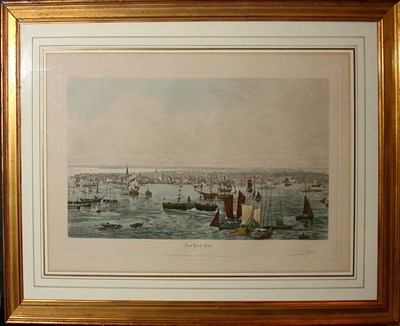 Lot 3154 - Roger Varin NEW-YORK 1852 Hand-colored...