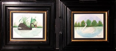 Lot 3137 - Artist Unknown HOCKERSCHWAN and TRAUERSCHWAN...