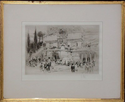 Lot 3171 - William Walcot VILLA QUINTANILLA Drypoint,...
