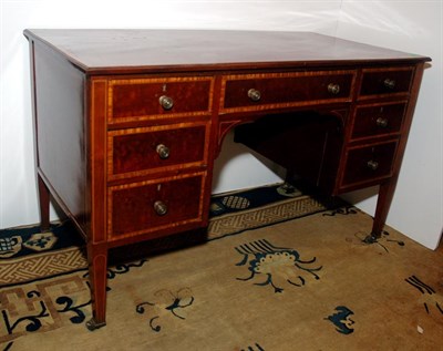 Lot 3385 - Georgian Style Inlaid Mahogany Writing Desk...