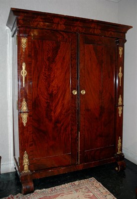 Lot 269 - Empire Style Gilt-Bronze Mounted Mahogany...