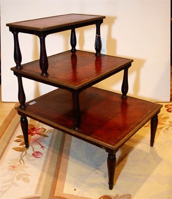 Lot 3194 - Victorian Leather Inset Brass Mounted Mahogany...