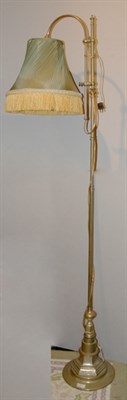 Lot 3189 - Neoclassical Style Brass Floor Lamp Height 66...
