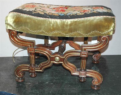 Lot 185 - Napoleon III Brass Mounted Stained Oak...