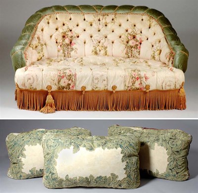 Lot 179 - Napoleon III Style Upholstered Sofa Designed...
