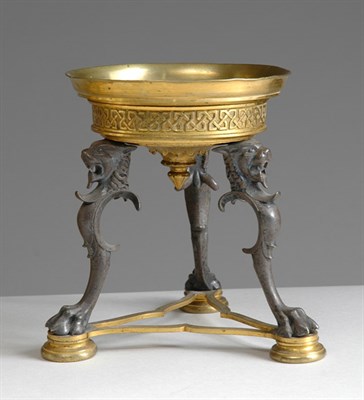 Lot 232 - Napoleon III Gilt-Silver and Patinated-Bronze...