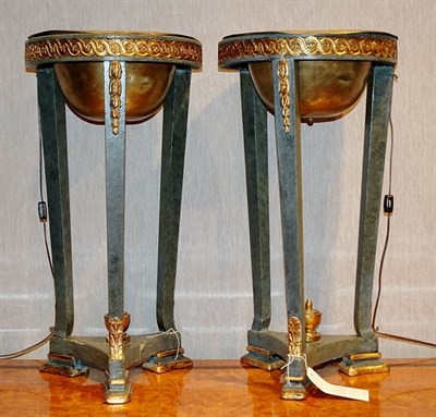 Lot 230 - Pair of Italian Neoclassical Style Painted...