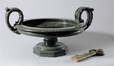 Lot 160 - Italian Neoclassical Green Serpentine Marble...