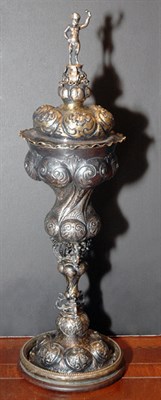 Lot 367 - German Silver Standing Cup and Cover...