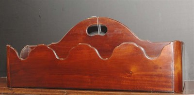 Lot 3500 - Victorian Mahogany Tray; Together with a Brass...