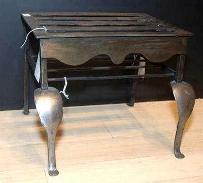 Lot 424 - Victorian Style Iron Footman Height 14 inches,...