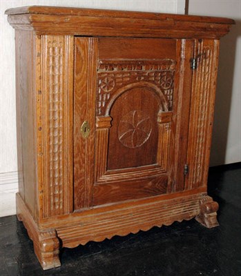 Lot 142 - Italian Baroque Style Fruitwood Cabinet Height...
