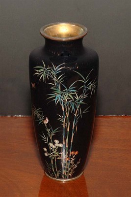 Lot 3606 - Japanese Meiji Floral and Bird Decorated...