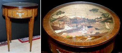 Lot 2453 - Louis XVI Style Gilt-Bronze Mounted Marquetry...