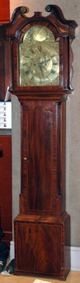 Lot 488 - English Mahogany Tall Case Clock