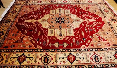 Lot 642 - Heriz Style Carpet Romania, contemporary The...