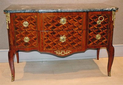 Lot 2416 - Louis XVI Style Gilt-Bronze Mounted Parquetry...