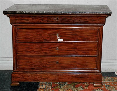 Lot 2586 - Louis Philippe Mahogany Commode Second quarter...