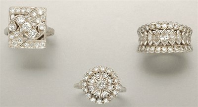 Lot 1009 - Three Diamond Rings