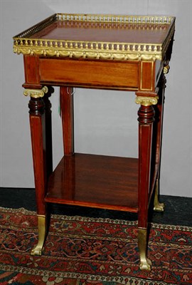 Lot 197 - Louis XVI Style Gilt-Bronze Mounted Mahogany...