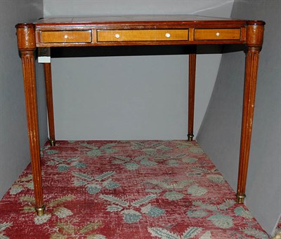 Lot 256 - Louis XVI Style Satinwood and Mahogany Games...