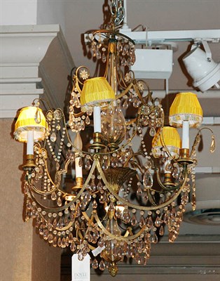 Lot 205 - Baltic Neoclassical Style Gilt-Bronze and Cut...