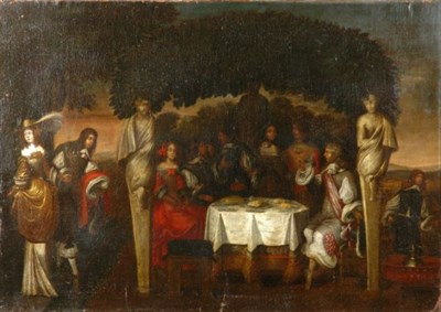 Lot 39 - Flemish School 17th Century THE GARDEN PARTY...