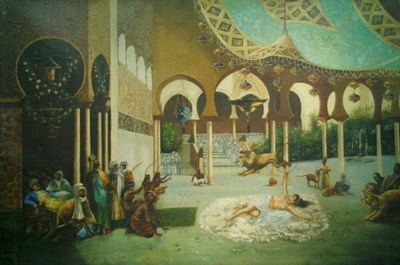 Lot 124 - John Wessel 19th/20th Century CIRCUS IN...